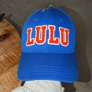 lululemon athletica Blue and Red Hat